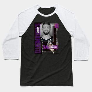 Sacramento Kings Domantas Sabonis 10 Baseball T-Shirt